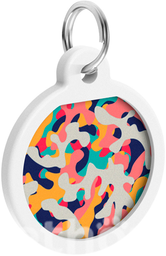 WauDog Адресник Smart ID з QR-паспортом "Камо", різнокольоровий WauDog Адресник Smart ID з QR-паспортом "Камо", різнокольоровий