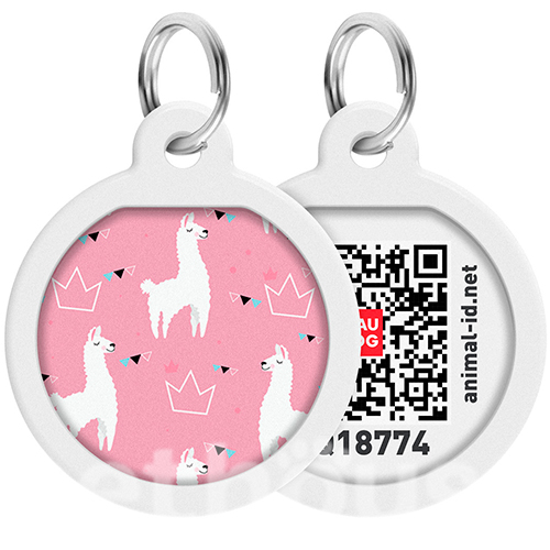 WauDog Адресник Smart ID з QR-паспортом "Лами"