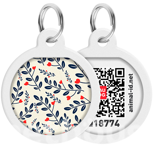 WauDog Адресник Smart ID з QR-паспортом "Рослини" WauDog Адресник Smart ID з QR-паспортом "Рослини"