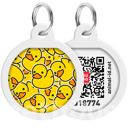 WauDog Адресник Smart ID з QR-паспортом "Каченята"