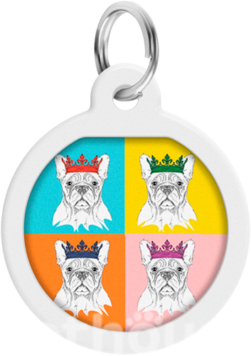 WauDog Адресник Smart ID з QR-паспортом "Французький бульдог" WauDog Адресник Smart ID з QR-паспортом "Французький бульдог"