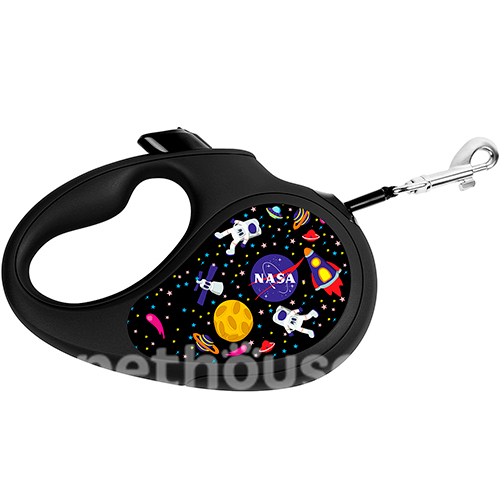 WauDog Повідець-рулетка "NASA" для собак, стрічка, 5 м