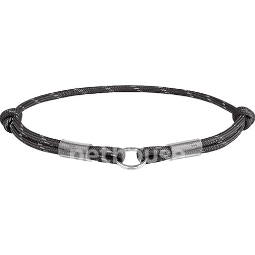 WauDog Smart ID Шнурок із паракорду для адресника, світловідбивний, чорний WauDog Smart ID Шнурок із паракорду для адресника, світловідбивний, чорний