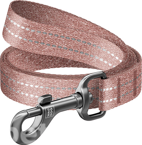 WauDog Re-cotton Повідець із відновленої бавовни для собак, коричневий