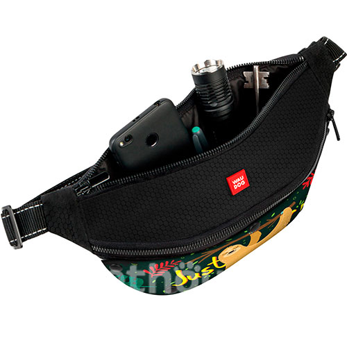 WauDog Textile Поясная сумка-бананка "Ленивец"