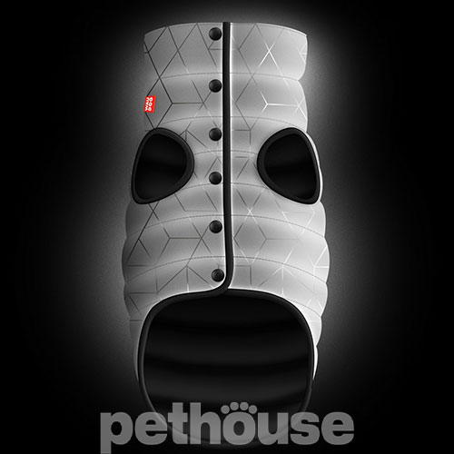 WauDog Clothes Курточка світловідбивна для собак, сіра