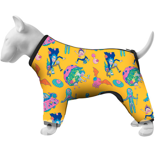 WauDog Clothes Вітрівка "Рік і Морті 3" для собак