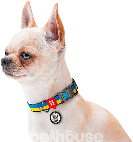 WauDog Nylon Нейлоновий нашийник "Colors of freedom" для собак WauDog Nylon Нейлоновий нашийник "Colors of freedom" для собак