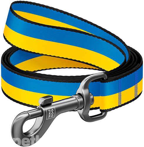WauDog Nylon Повідець з принтом "Colors of freedom" для собак, нейлон WauDog Nylon Повідець з принтом "Colors of freedom" для собак, нейлон