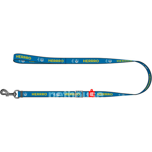 WauDog Nylon Нейлоновий повідець із принтом "Патрон" для собак, регульований WauDog Nylon Нейлоновий повідець із принтом "Патрон" для собак, регульований