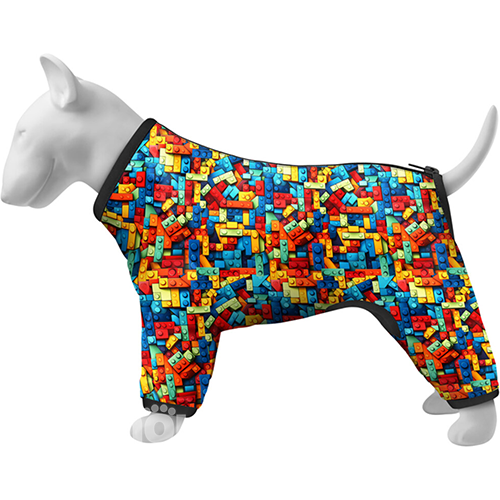 WauDog Clothes Вітрівка "Блоки" для собак