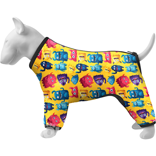 WauDog Clothes Вітрівка "Мохнаті монстри" для собак