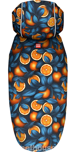 WauDog Clothes Дощовик-накидка "Апельсини" для собак