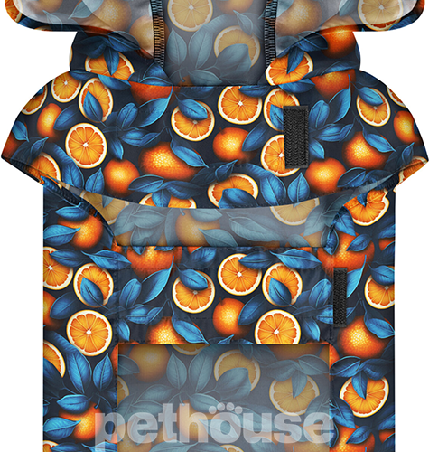 WauDog Clothes Дощовик-накидка "Апельсини" для собак