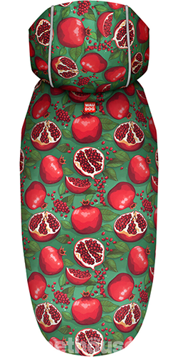 WauDog Clothes Дощовик-накидка "Гранати" для собак WauDog Clothes Дощовик-накидка "Гранати" для собак