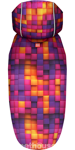 WauDog Clothes Дощовик-накидка "Куби 3Д" для собак