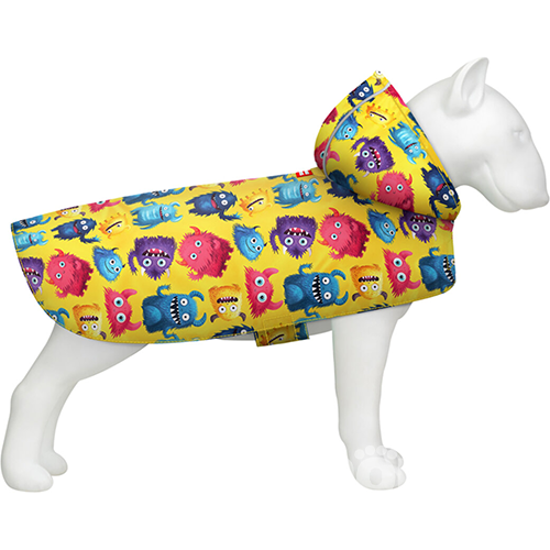 WauDog Clothes Дощовик-накидка "Мохнаті монстри" для собак WauDog Clothes Дощовик-накидка "Мохнаті монстри" для собак