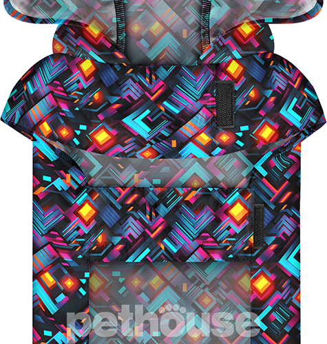 WauDog Clothes Дощовик-накидка "Нескінченні світи" для собак