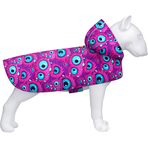 WauDog Clothes Дощовик-накидка "Око монстра" для собак WauDog Clothes Дощовик-накидка "Око монстра" для собак