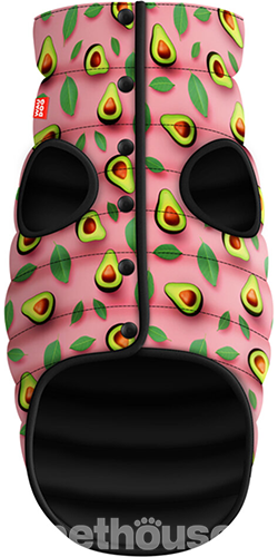 WauDog Clothes Курточка "Авокадо на рожевому" для собак