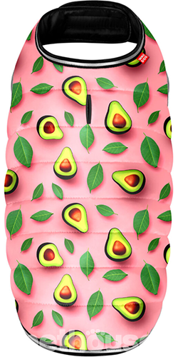WauDog Clothes Курточка-накидка "Авокадо на рожевому" для собак WauDog Clothes Курточка-накидка "Авокадо на рожевому" для собак