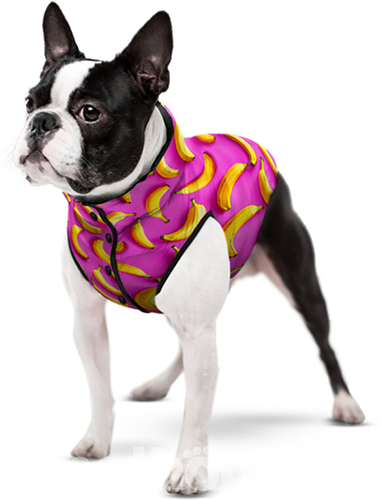 WauDog Clothes Курточка "Банани на рожевому" для собак WauDog Clothes Курточка "Банани на рожевому" для собак