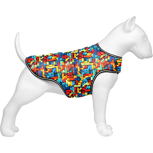 WauDog Clothes Курточка-накидка "Блоки" для собак WauDog Clothes Курточка-накидка "Блоки" для собак