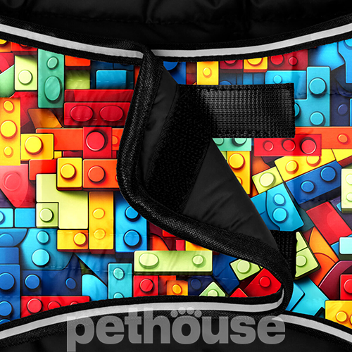 WauDog Clothes Курточка-накидка "Блоки" для собак WauDog Clothes Курточка-накидка "Блоки" для собак