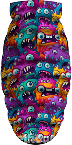 WauDog Clothes Курточка "Зубаті монстри" для собак