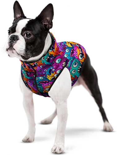 WauDog Clothes Курточка "Зубаті монстри" для собак