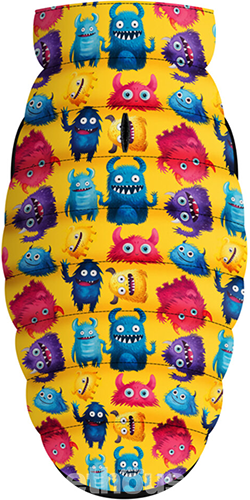 WauDog Clothes Курточка "Мохнаті монстри" для собак