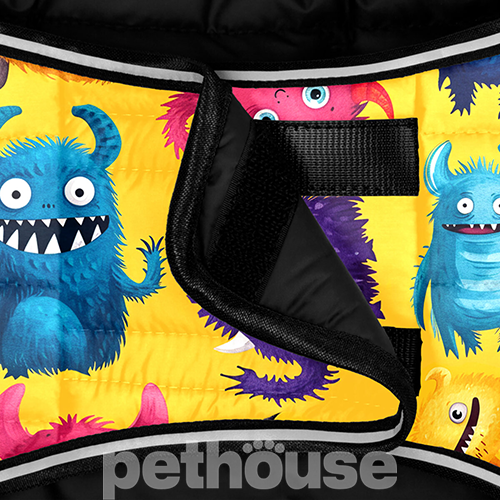 WauDog Clothes Курточка-накидка "Мохнаті монстри" для собак