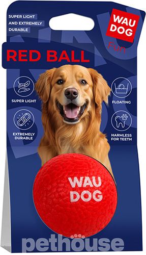 WauDog Fun Red Ball М’яч для собак