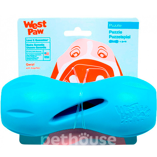 West Paw Qwizl Treat Toy Small Игрушка-кормушка для собак