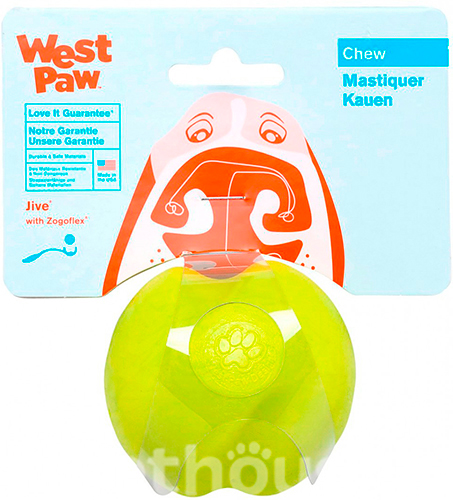 West Paw Jive Dog Ball L М'яч для собак, фото 3