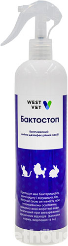 West Vet Бактостоп Комплексное средство для дезинфекции, фото 2