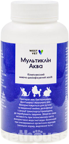 West Vet Мультиклин Аква Комплексное моюще-дезинфицирующее средство
