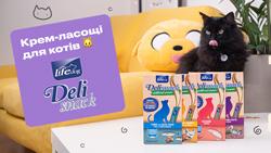 Lifecat Deli Snack крем-ласощі для котів Lifecat Deli Snack крем-ласощі для котів