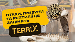 Новинки TerriX. Усе для птахів, гризунів і рептилій