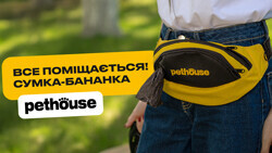 Сумка-бананка Pethouse. Новий аксесуар для прогулянок Сумка-бананка Pethouse. Новий аксесуар для прогулянок